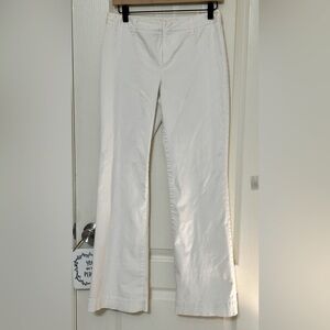 Women’s Bootcut Size 6, Casual Corner White Slacks